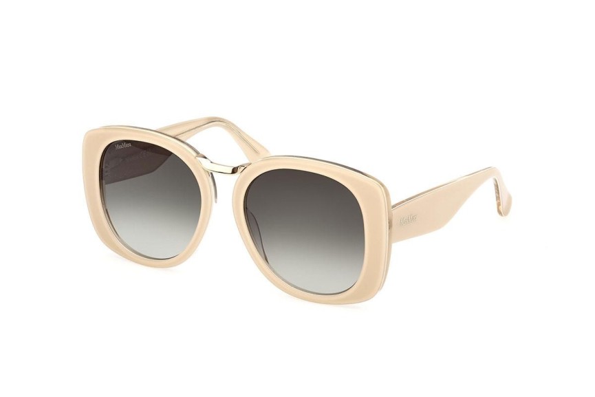 Ochelari de soare Max Mara MM0092 25P Rotunzi Bej