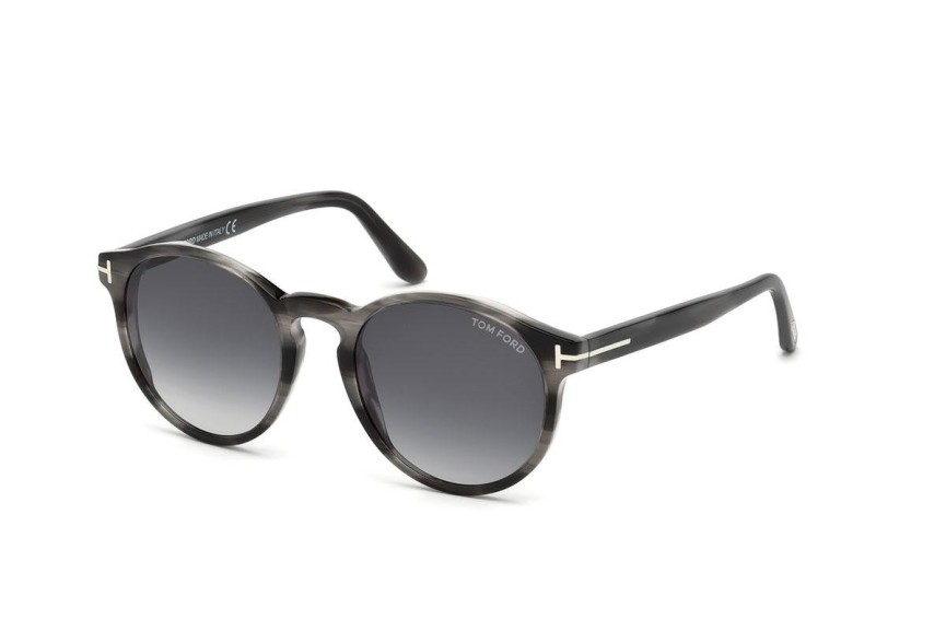 Okulary przeciwsłoneczne Tom Ford Ian FT0591 20B Okrągłe Szare