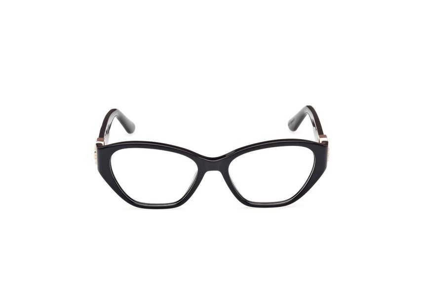 Okulary korekcyjne Guess GU50119 005 Kocie oczy Czarne