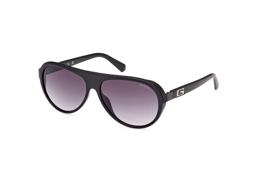 Ochelari de soare Guess GU00125 02B Pilot Negri