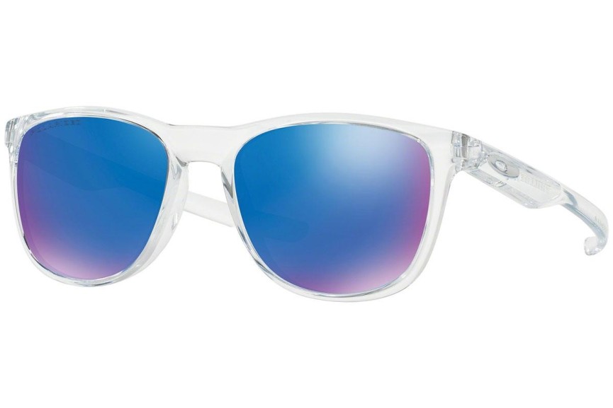 Okulary przeciwsłoneczne Oakley Trillbe X OO9340-05 Polarized Kwadratowe Przezroczyste