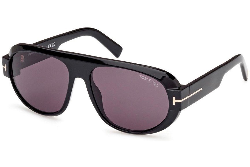 Ochelari de soare Tom Ford FT1102 01A Pilot Negri