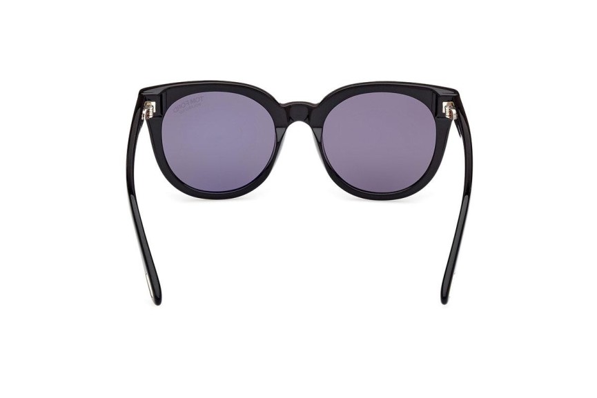 Слънчеви очила Tom Ford FT1109 01D Polarized Заоблени Черна