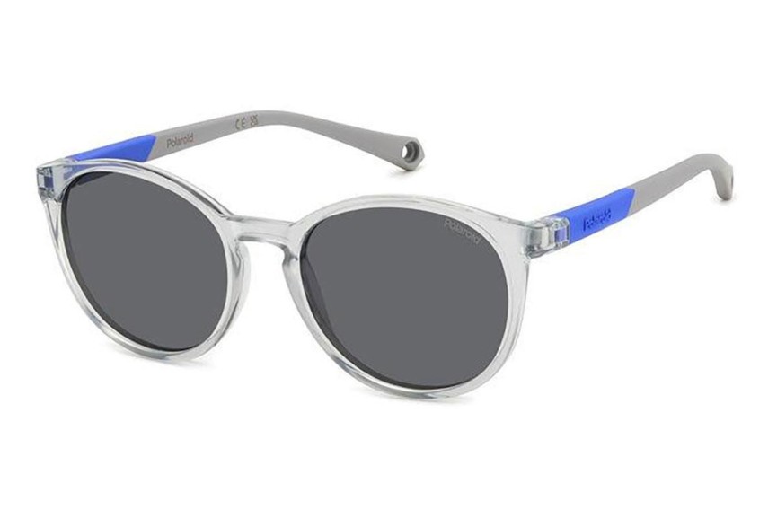 Слънчеви очила Polaroid Junior PLD8059/S KB7/M9 Polarized Заоблени Сива