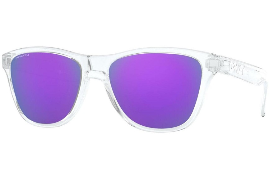 Okulary przeciwsłoneczne Oakley Frogskins XS OJ9006-14 Kwadratowe Przezroczyste