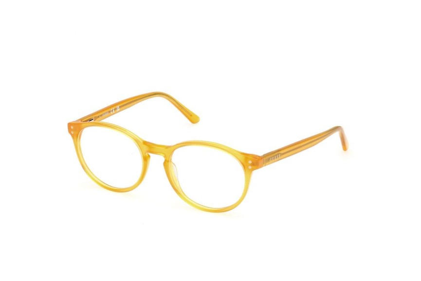 Okulary korekcyjne Guess GU8266 044 Okrągłe Żółte