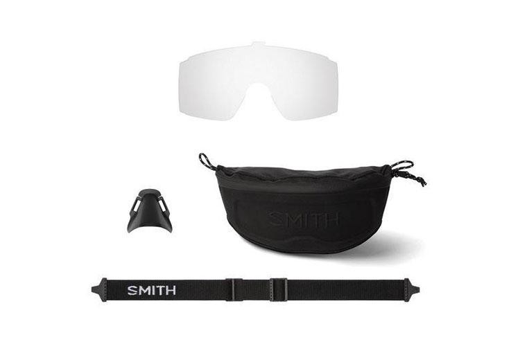 Ochelari de soare Smith PURSUIT 003/1C Lentilă unică | Shield Negri