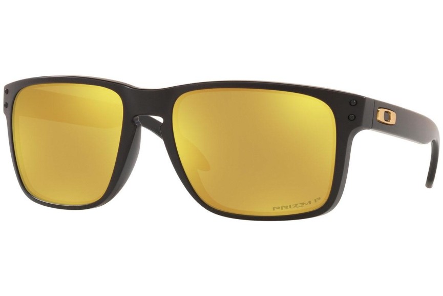 Okulary przeciwsłoneczne Oakley Holbrook XL OO9417 941723 Polarized Kwadratowe Czarne