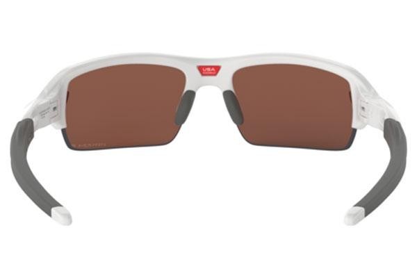 Ochelari de soare Oakley Flak XS OJ9005-06 PRIZM Polarized Dreptunghiulari Albi