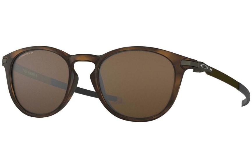 Okulary przeciwsłoneczne Oakley Pitchman R OO9439-06 PRIZM Polarized Kwadratowe Brązowe