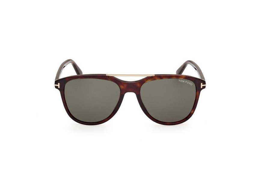 Okulary przeciwsłoneczne Tom Ford FT1098 52N Kwadratowe Havana