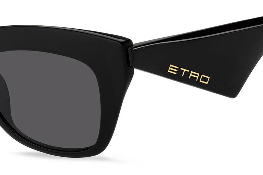 Слънчеви очила Etro ETRO0004/G/S 807/IR По веждите Черна