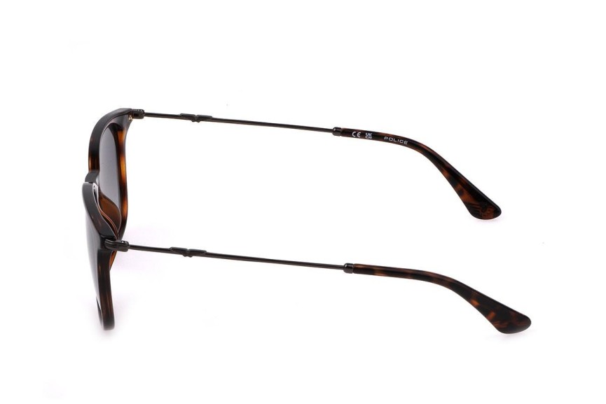 Okulary przeciwsłoneczne Police SPLL77 978P Polarized Prostokątne Havana