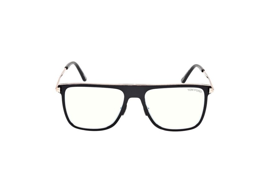 szemüvegeinket Tom Ford FT5944-B 003 Flat Top Fekete