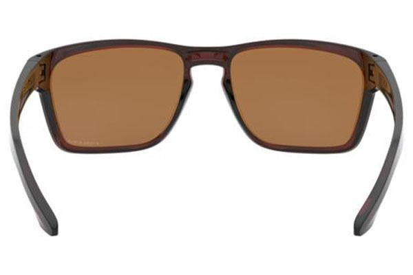 Okulary przeciwsłoneczne Oakley Sylas OO9448-02 Prostokątne Brązowe