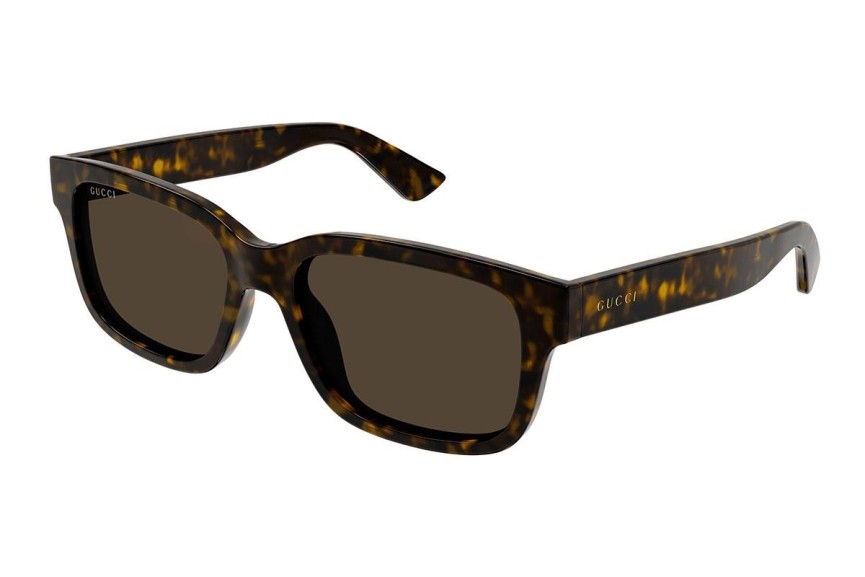 Okulary przeciwsłoneczne Gucci GG1583S 002 Kwadratowe Havana