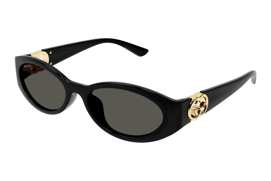 Ochelari de soare Gucci GG1662SA 001 Ovali Negri