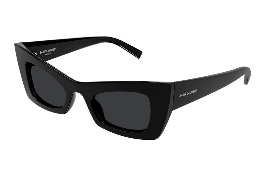 Solbriller Saint Laurent SL702 001 Cat Eye Sort