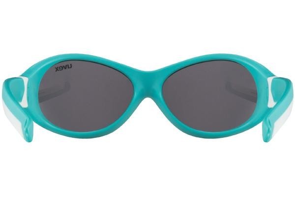Okulary przeciwsłoneczne uvex sportstyle 510 Turquoise / White Mat S3 Owalne Zielone