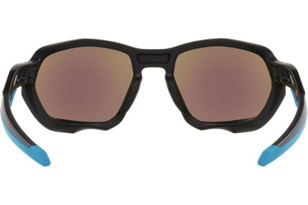 Okulary przeciwsłoneczne Oakley Plazma OO9019-08 Polarized Prostokątne Czarne