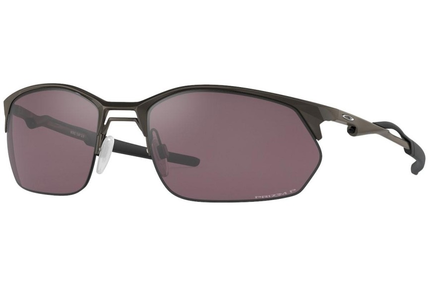 Ochelari de soare Oakley Wire Tap 2.0 OO4145-05 Polarized Dreptunghiulari Maro