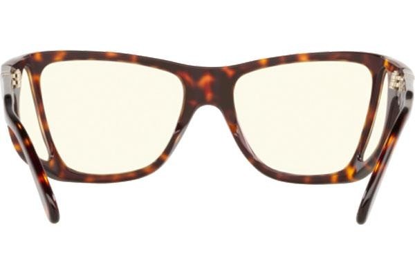 Okulary przeciwsłoneczne Persol PO0009 24/BL Kwadratowe Havana