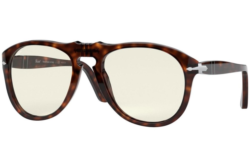 Okulary przeciwsłoneczne Persol PO0649 24/BL Photochromic Pilotki (Aviator) Havana