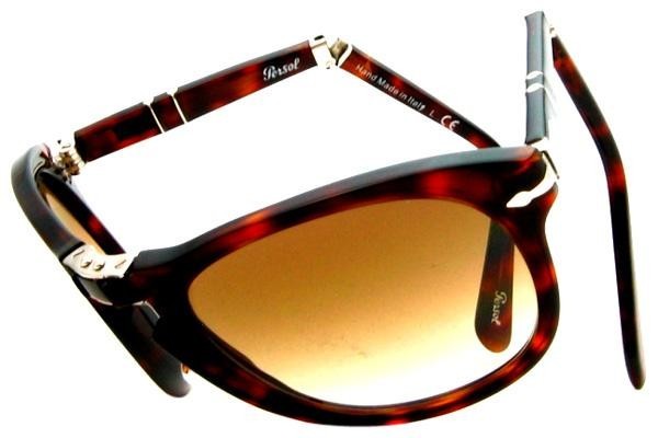 Okulary przeciwsłoneczne Persol Folding 714 Series PO0714 24/51 Pilotki (Aviator) Havana