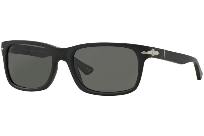 Okulary przeciwsłoneczne Persol PO3048S 900058 Polarized Kwadratowe Czarne