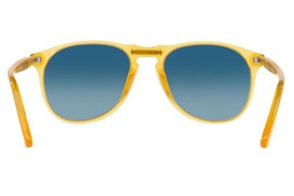 Okulary przeciwsłoneczne Persol PO9649S 204/S3 Polarized Pilotki (Aviator) Żółte