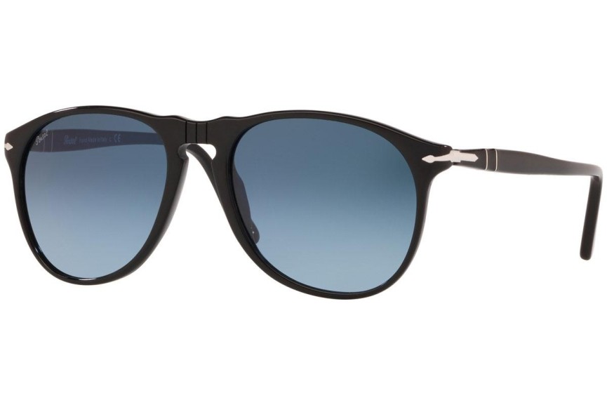 Okulary przeciwsłoneczne Persol PO9649S 95/Q8 Pilotki (Aviator) Czarne