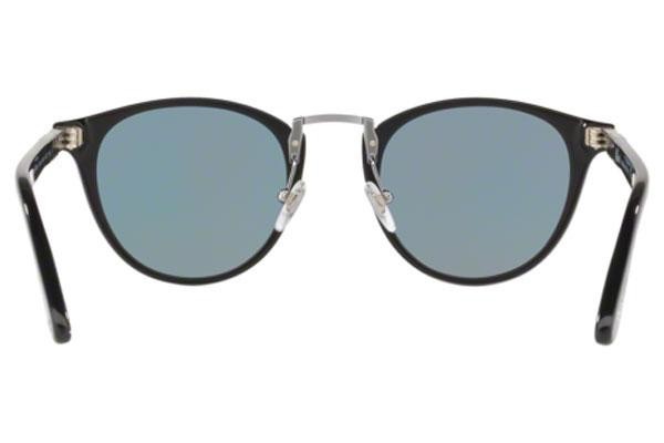 Okulary przeciwsłoneczne Persol Typewriter Edition PO3108S 95/56 Okrągłe Czarne