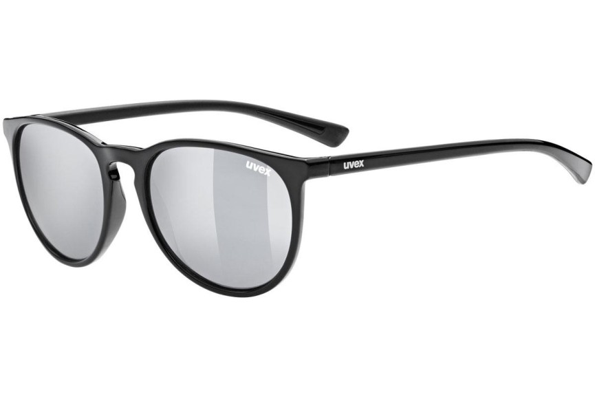 Okulary przeciwsłoneczne uvex lgl 43 Black S3 Okrągłe Czarne