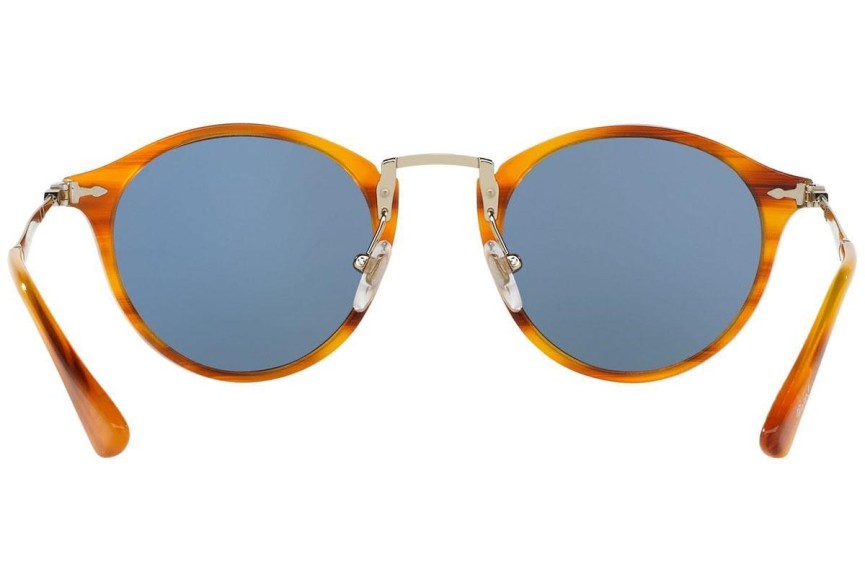 Okulary przeciwsłoneczne Persol Calligrapher Edition PO3166S 960/56 Okrągłe Brązowe