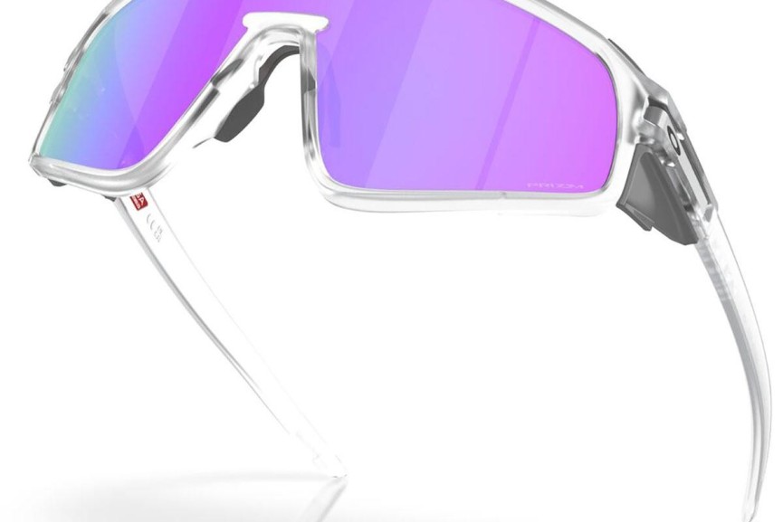 Okulary przeciwsłoneczne Oakley LATCH PANEL KYLIAN MBAPPÈ OO9404 940402 Prostokątne Przezroczyste