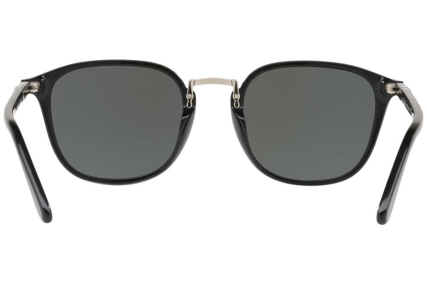 Okulary przeciwsłoneczne Persol Combo Evolution Collection PO3186S 95/58 Polarized Kwadratowe Czarne