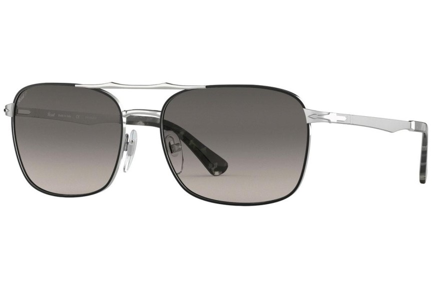 Okulary przeciwsłoneczne Persol PO2454S 1074M3 Polarized Prostokątne Czarne