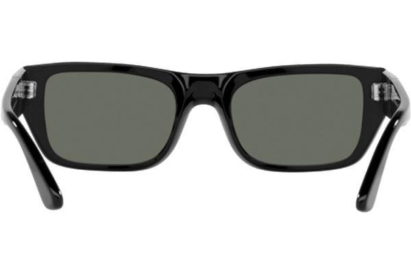 Okulary przeciwsłoneczne Persol PO3268S 95/58 Polarized Prostokątne Czarne