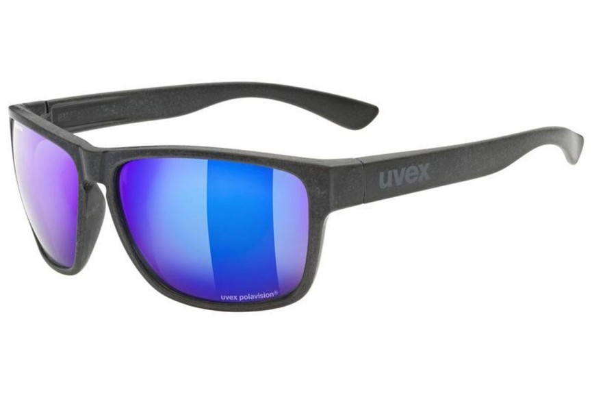 Aurinkolasit uvex lgl ocean P Black Mat S3 Polarized Suorakulmainen Musta