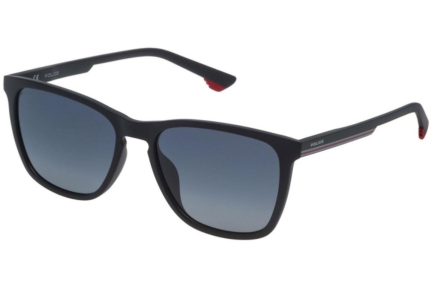 Ochelari de soare Police Track 6 SPL573 U28P Polarized Pătrați Negri