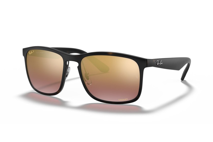 Solbriller Ray-Ban Chromance Collection RB4264 894/6B Polarized Firkantet Havana