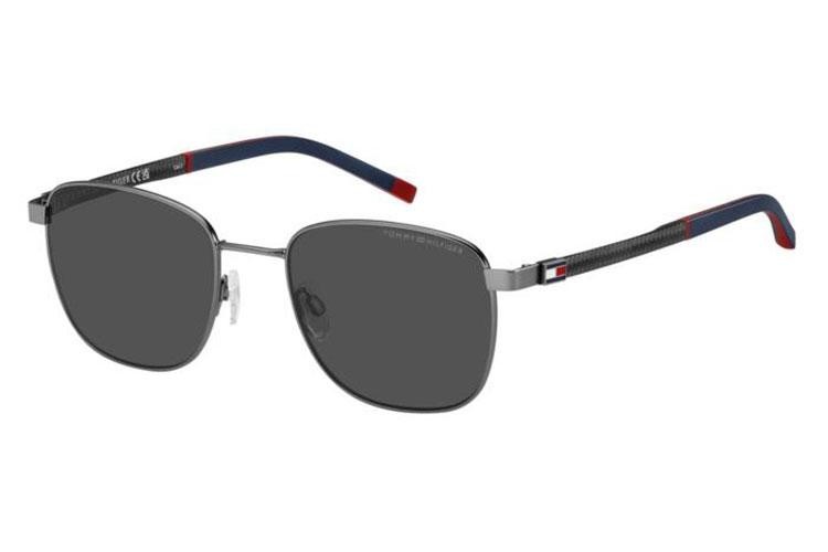 Слънчеви очила Tommy Hilfiger TH2138/S 5UV/IR Правоъгълни Сива