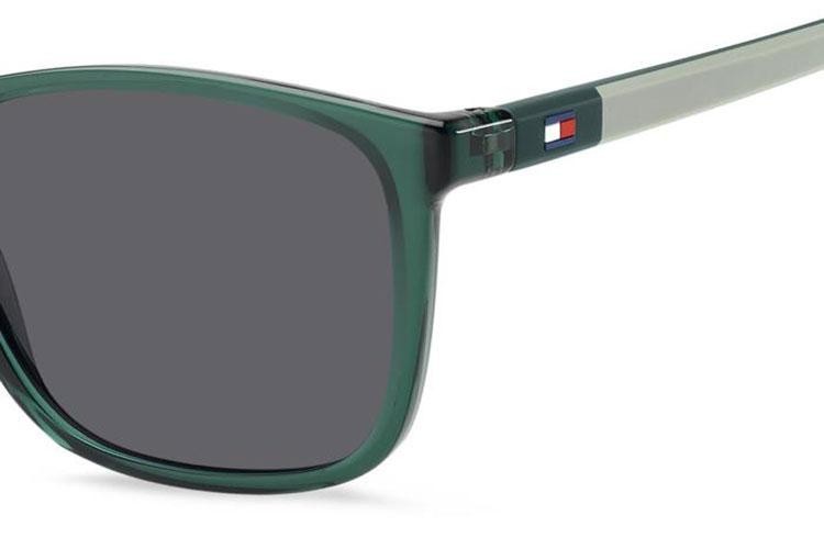 Okulary przeciwsłoneczne Tommy Hilfiger TH2120/S 1ED/IR Prostokątne Zielone