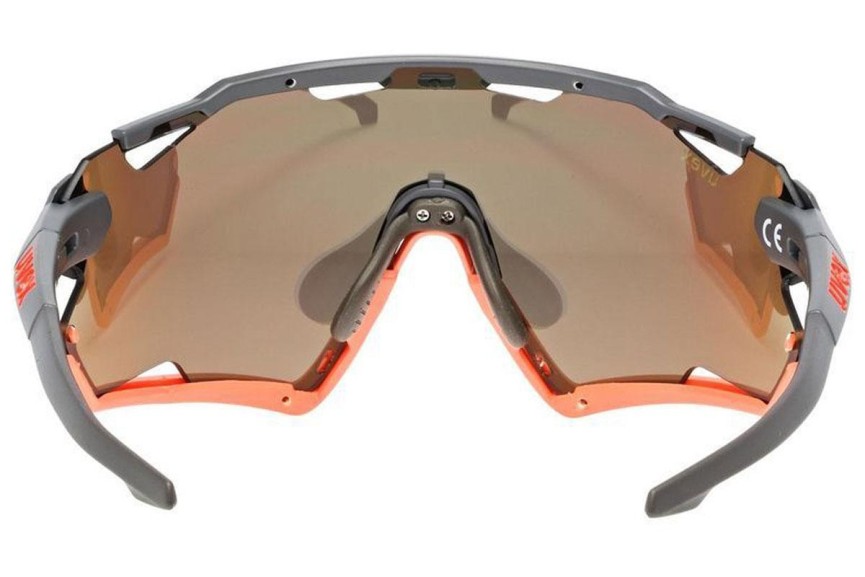 Napszemüvegek uvex sportstyle 228 Grey / Orange Mat S3 Single Lens | Shield Szürke