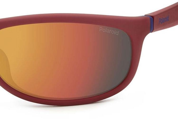 Слънчеви очила Polaroid PLD2154/S 0Z3/OZ Polarized Овални Червена