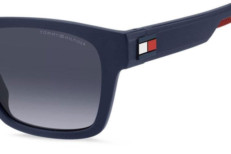 Okulary przeciwsłoneczne Tommy Hilfiger TH1975/S FLL/9O Kwadratowe Niebieskie