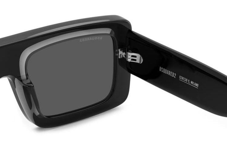 Ochelari de soare Dsquared2 D20141/S 08A/IR Pătrați Negri