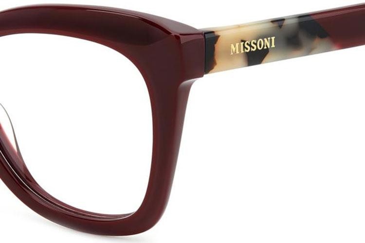 Okulary korekcyjne Missoni MIS0199 LHF Prostokątne Czerwone