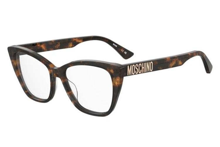 Ochelari Moschino MOS642 086 Dreptunghiulari Havana