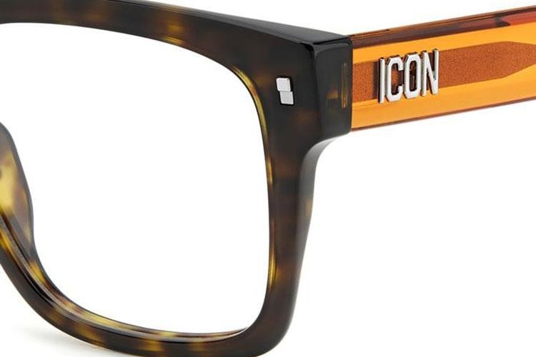 szemüvegeinket Dsquared2 ICON0018 L9G Flat Top Havana